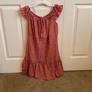 Off shoulder tear drop summer dress